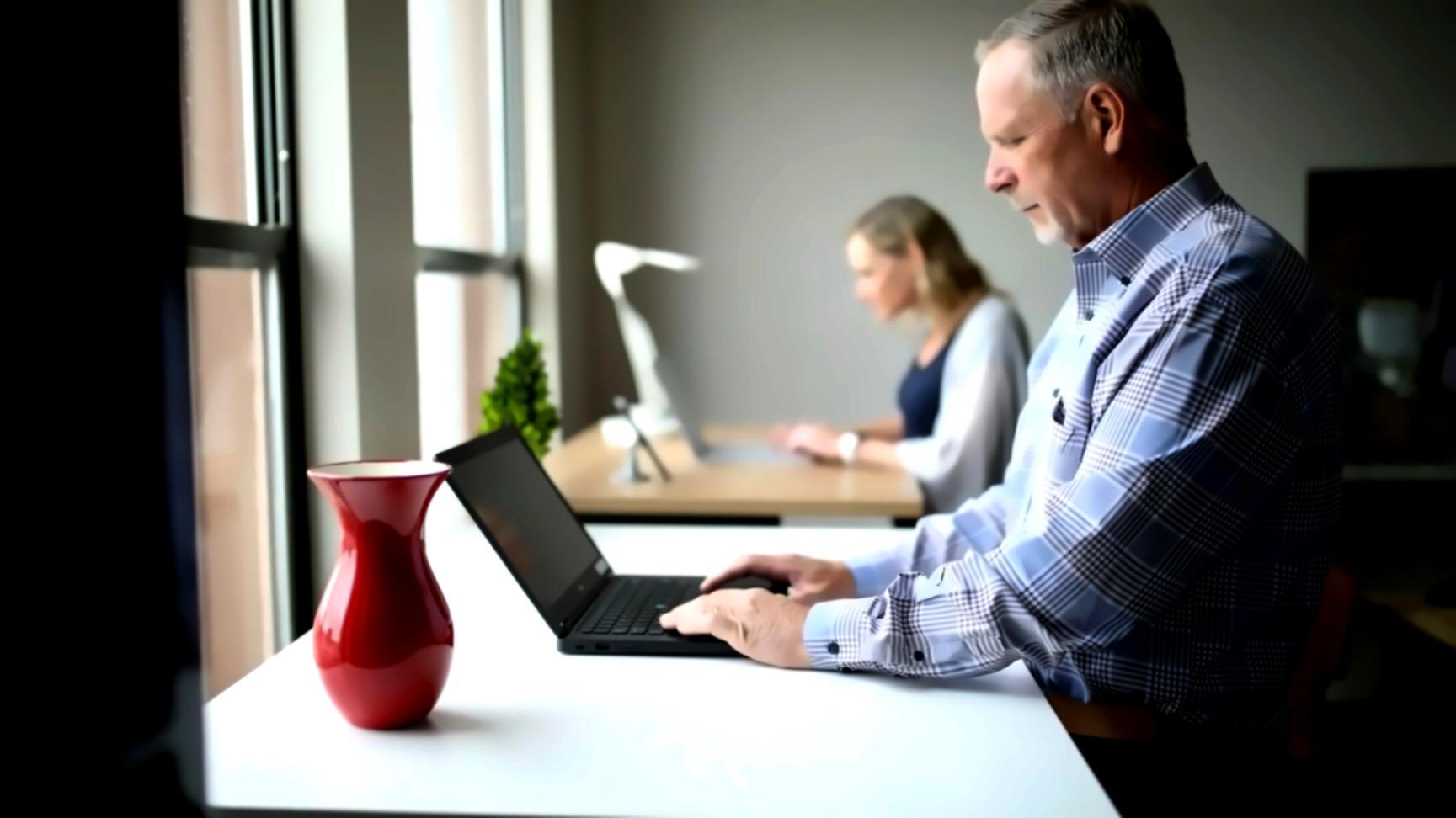Business owner learning cash flow analysis techniques at evarionthex educational workshop